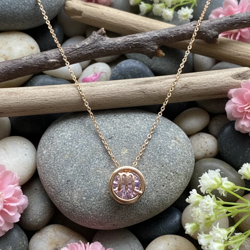 Bürclər Seriyası: "Əqrəb" Bürclü Qızılı Boyunbağı