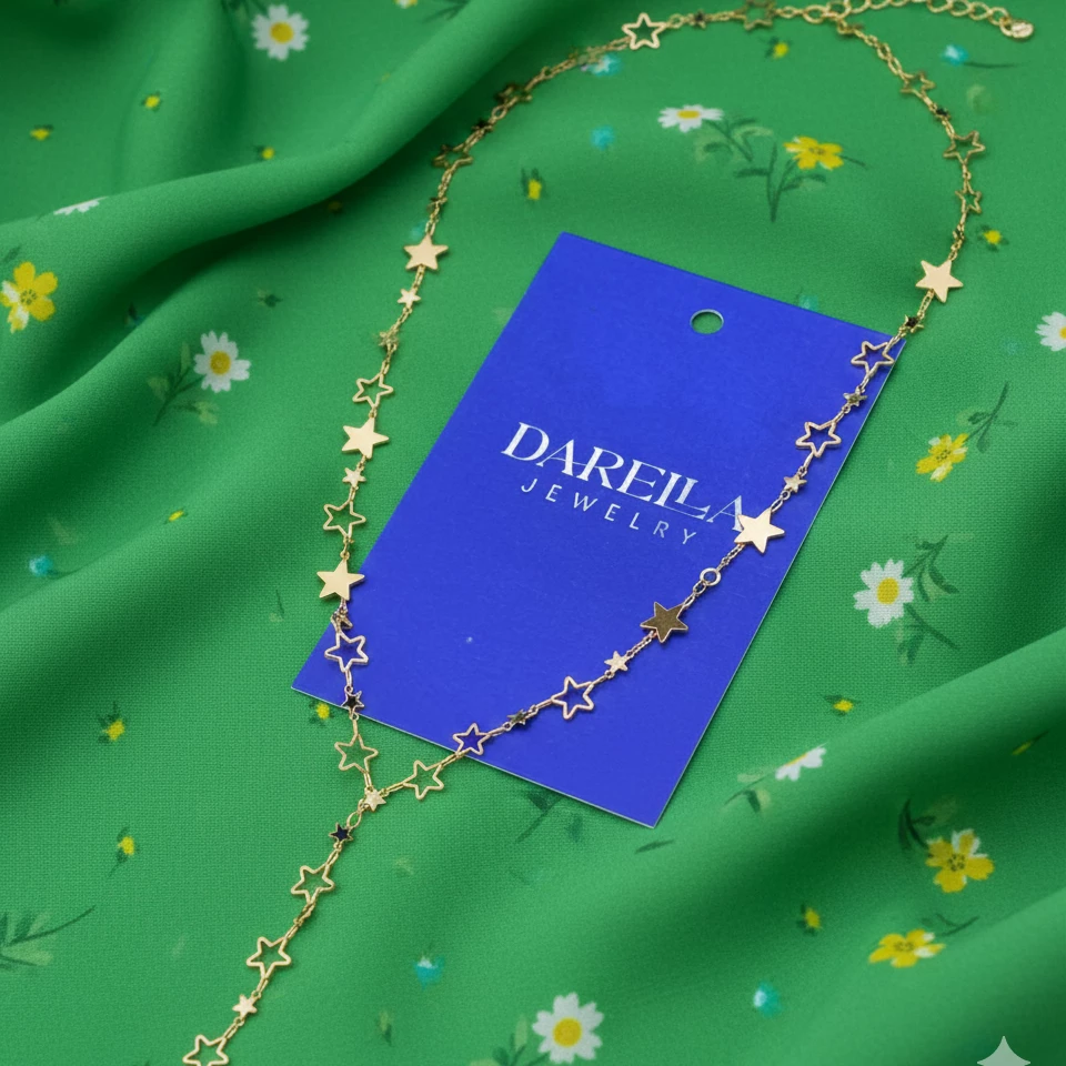 Darella Bijuteriya — Minimalist Boyunbağı və Sırğa Dəsti